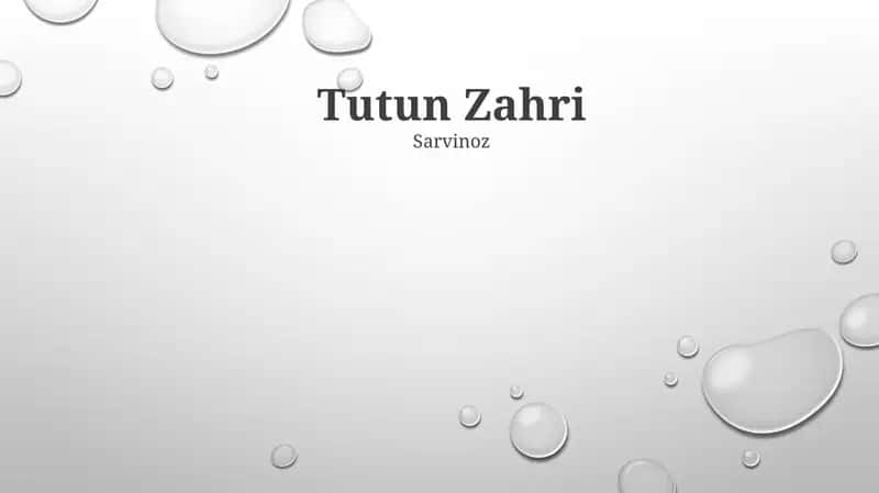 Tutun Zahri 1