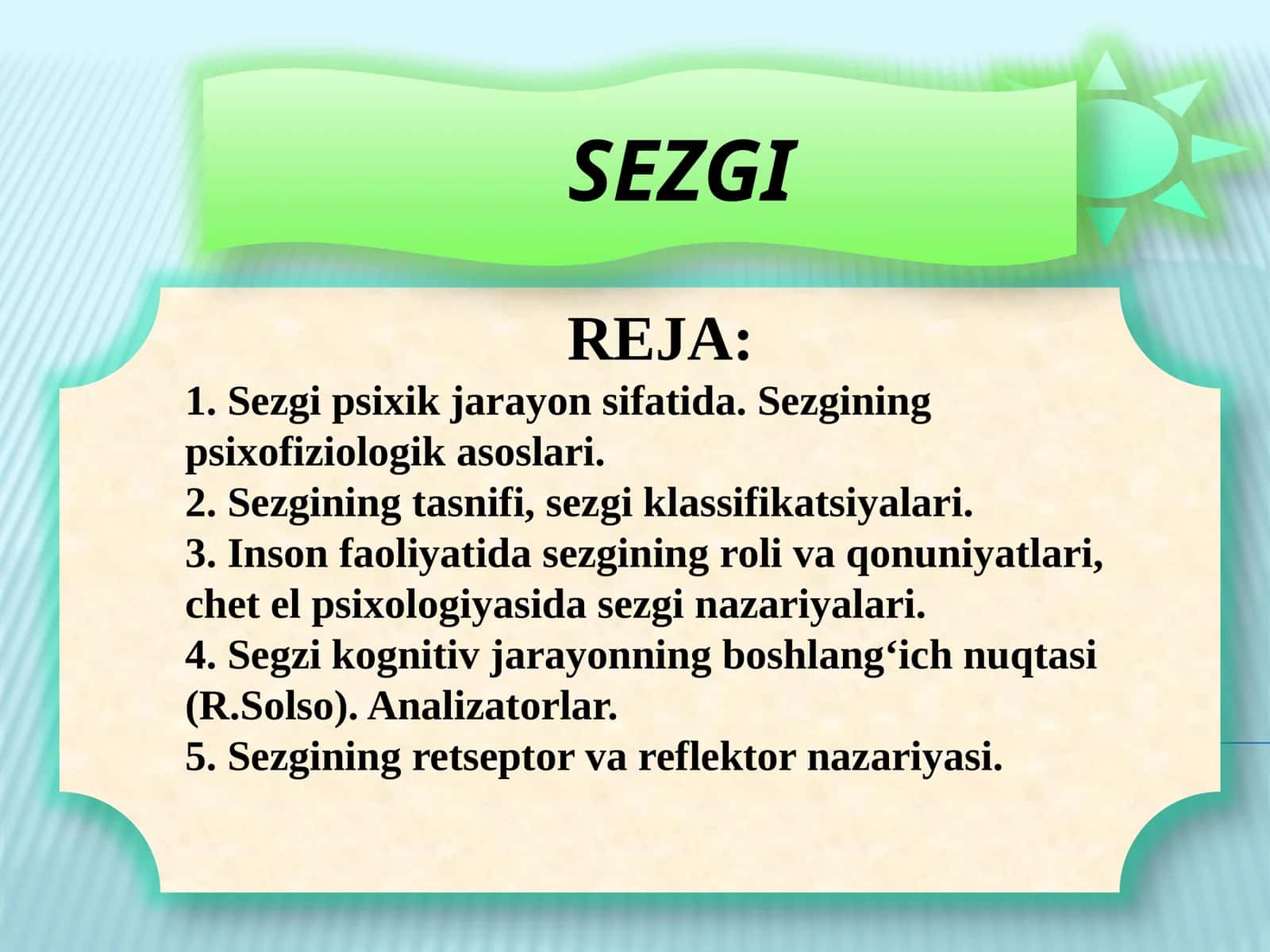 SEZGI 1