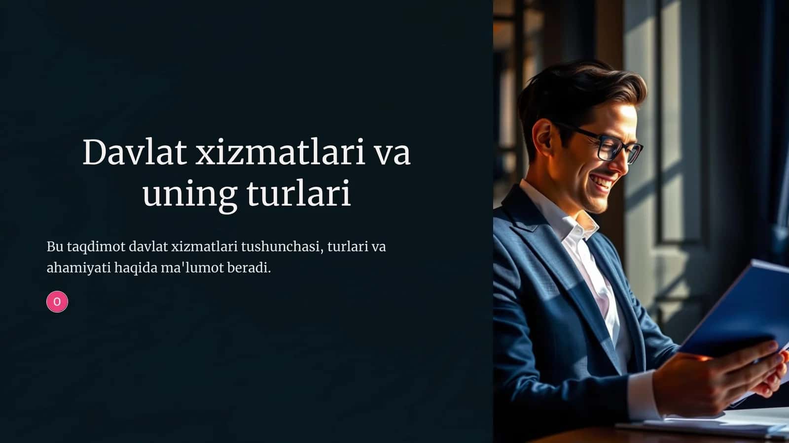 Davlat xizmatlari va uning turlari 1
