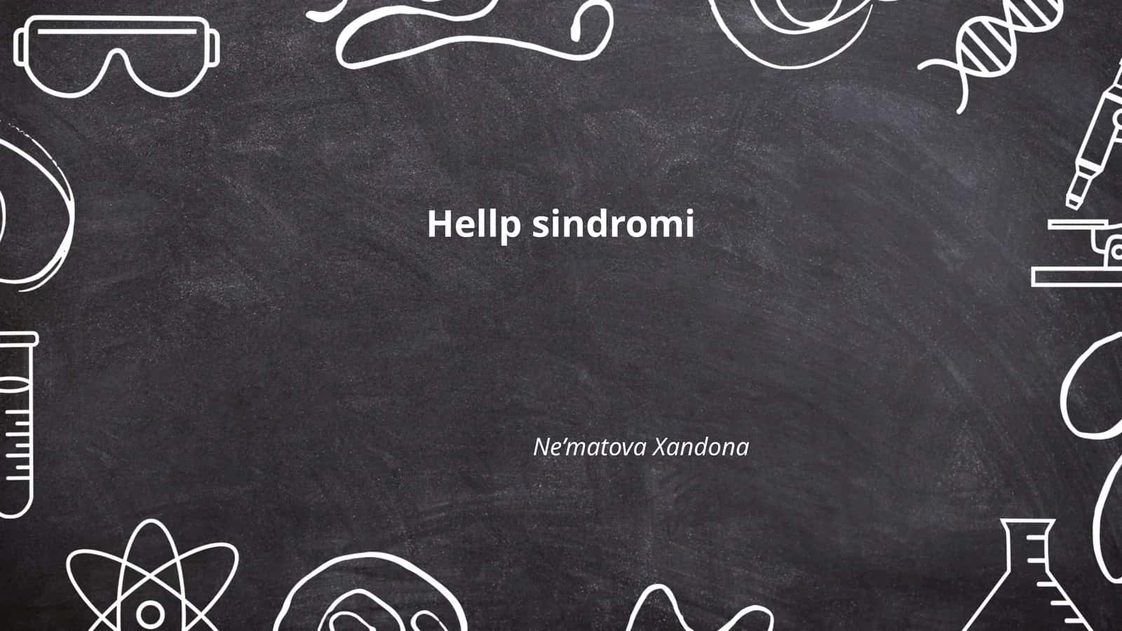 Hellp sindromi 1