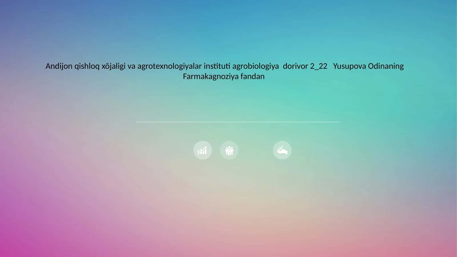 Farmakagnoziya fandan 1