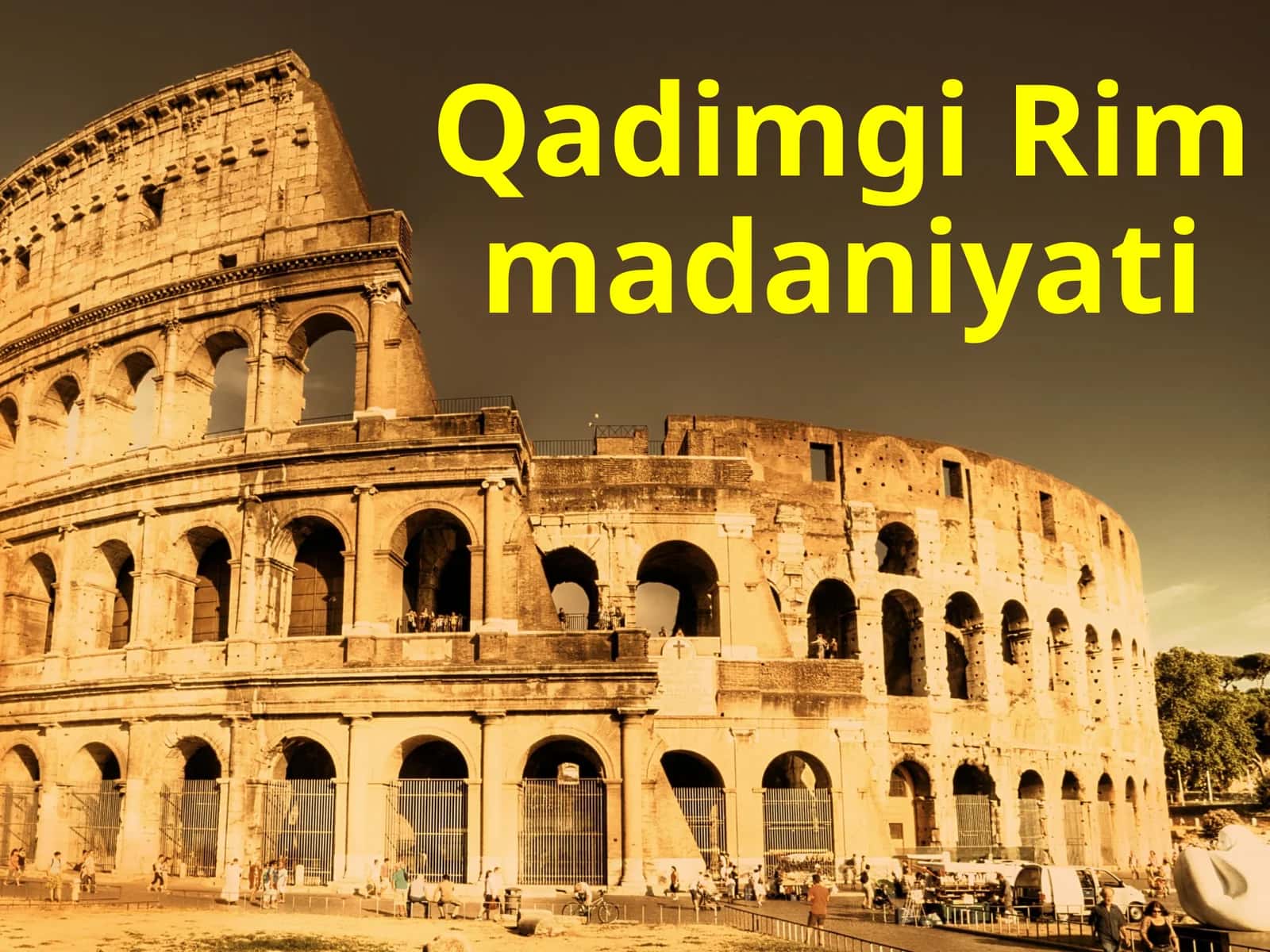 Qadimgi Rim madaniyati 1