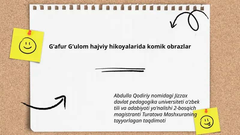 Turatova Mashxuraning Tayyorlagan Taqdimoti 1