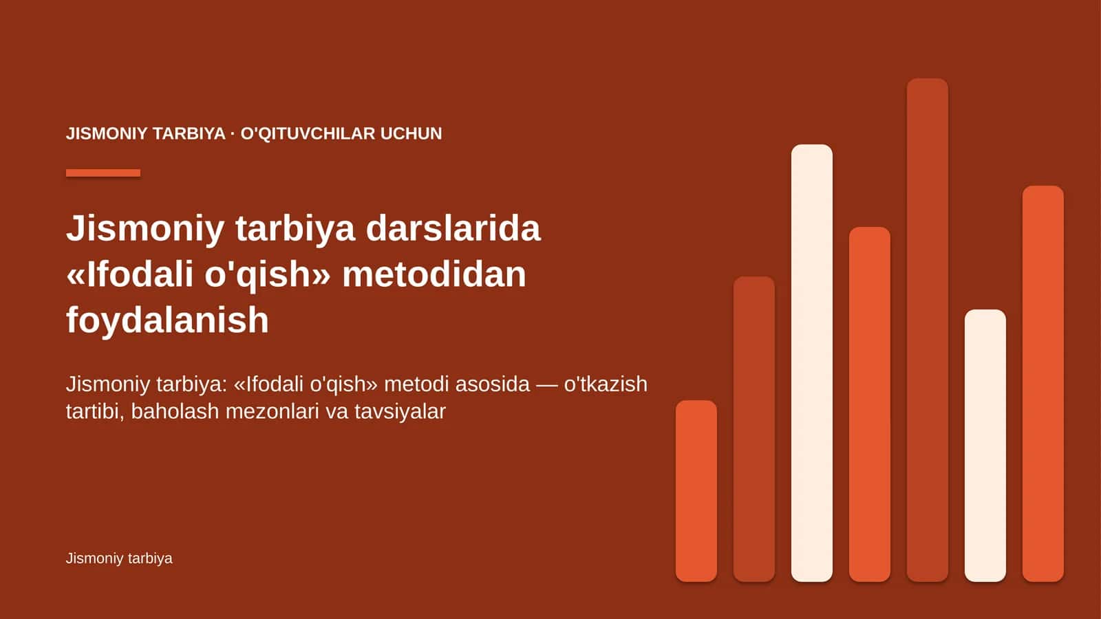 jismoniy tarbiya darslarida ifodali o'qish metodidan foydalanish 8680 1