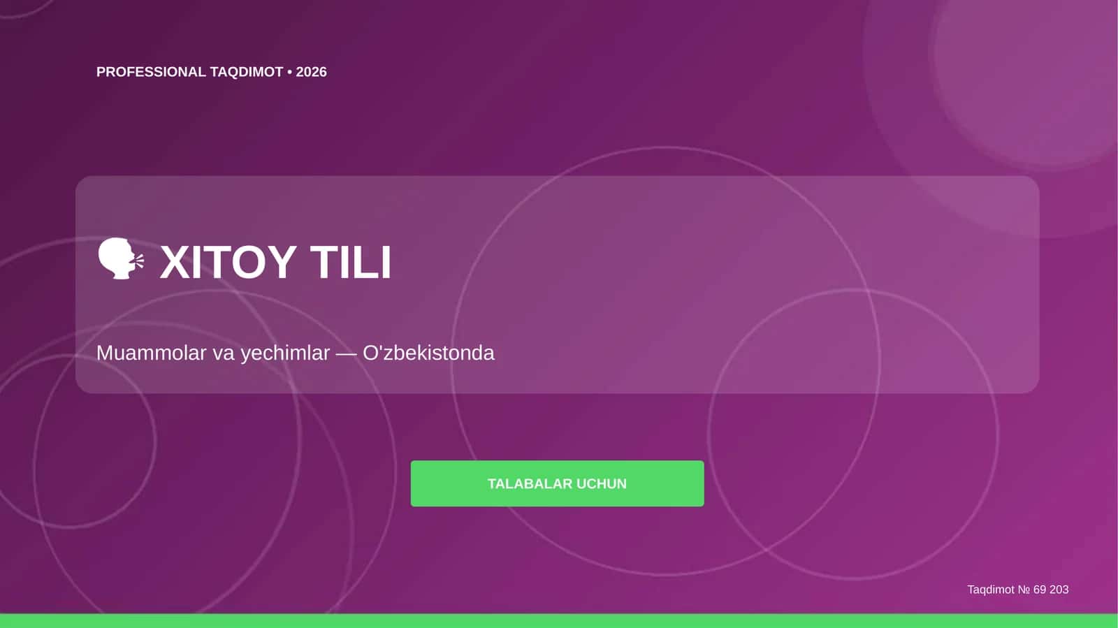 Xitoy tili: muammolar va yechimlar (O'zbekistonda) [talabalar uchun] 1