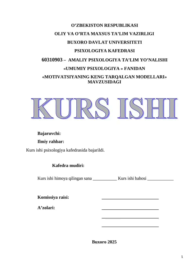 MOTIVATSIYANING KENG TARQALGAN MODELLARI 1