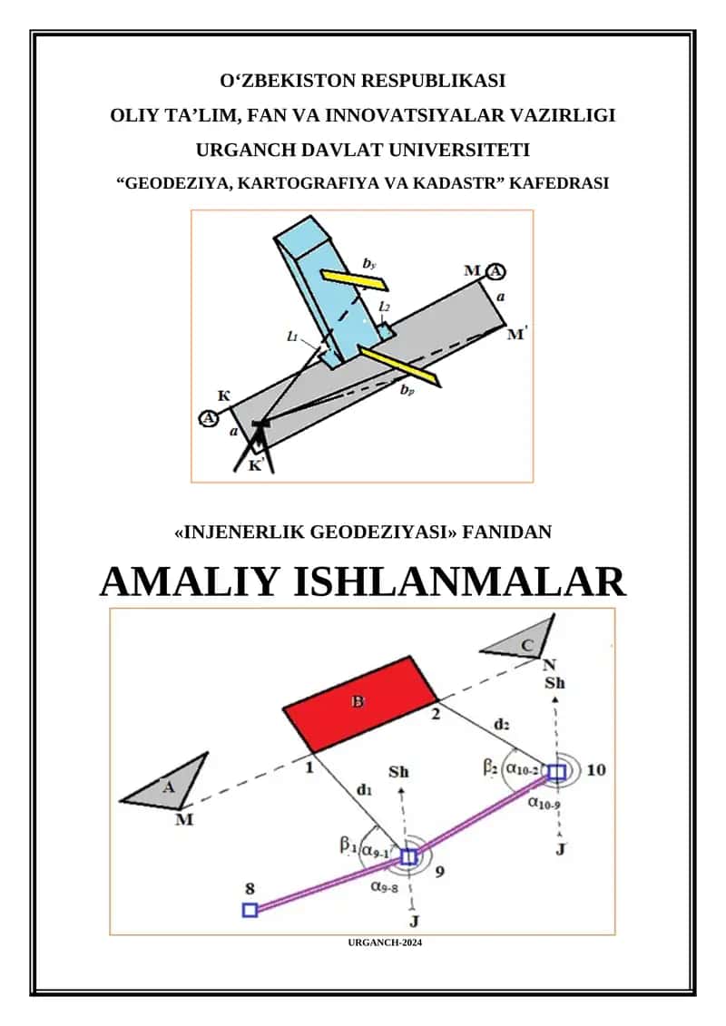 Injenerlik Geodeziyasi Amaliy Ishlari 1