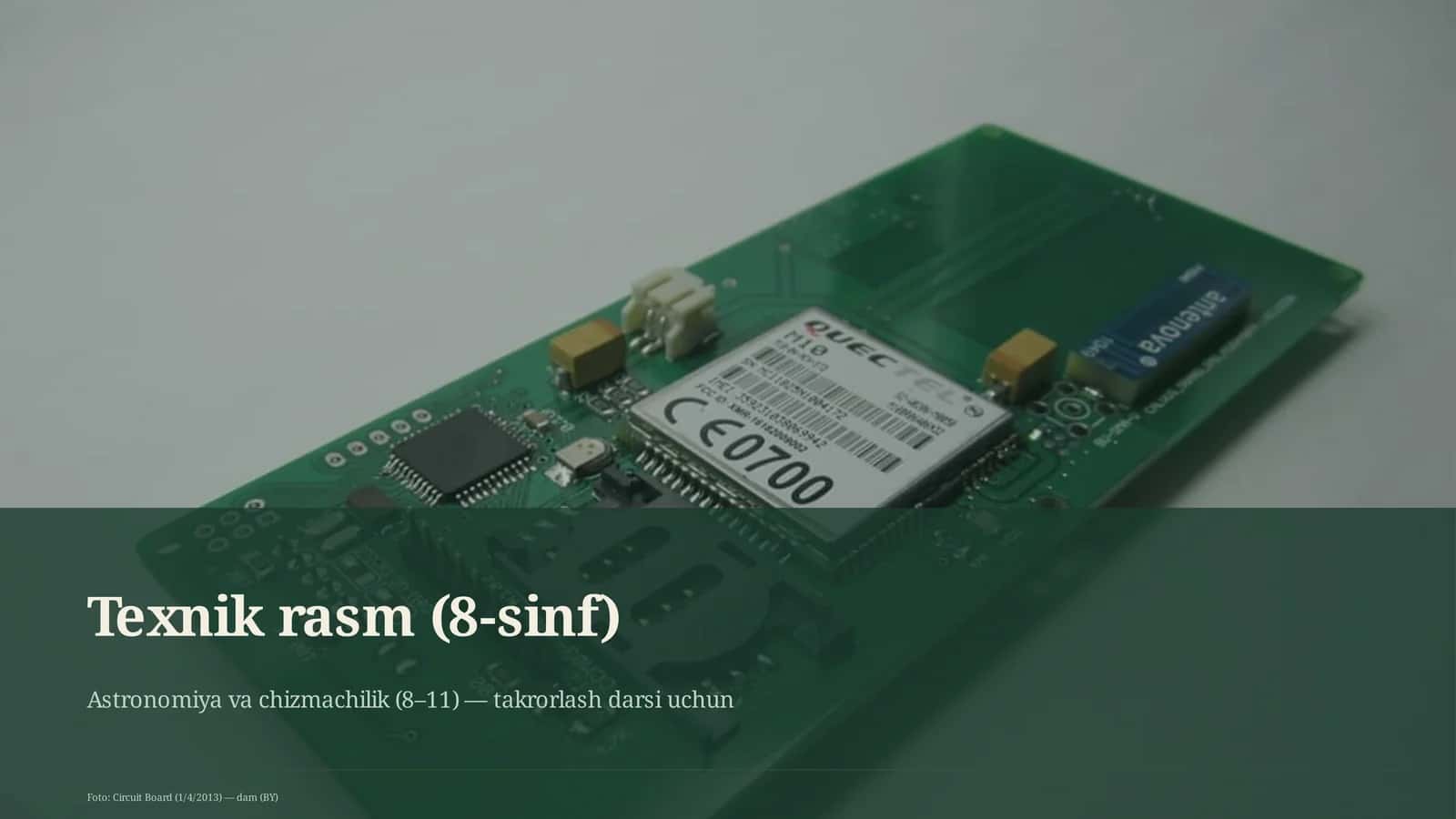 Texnik rasm (8-sinf) 1