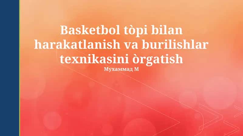 Burilishlar texnikasi 1