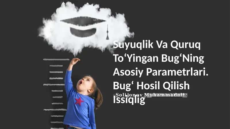 Suyuqlik Va Quruq Toʻyingan BugʻNing Asosiy Parametrlari 1