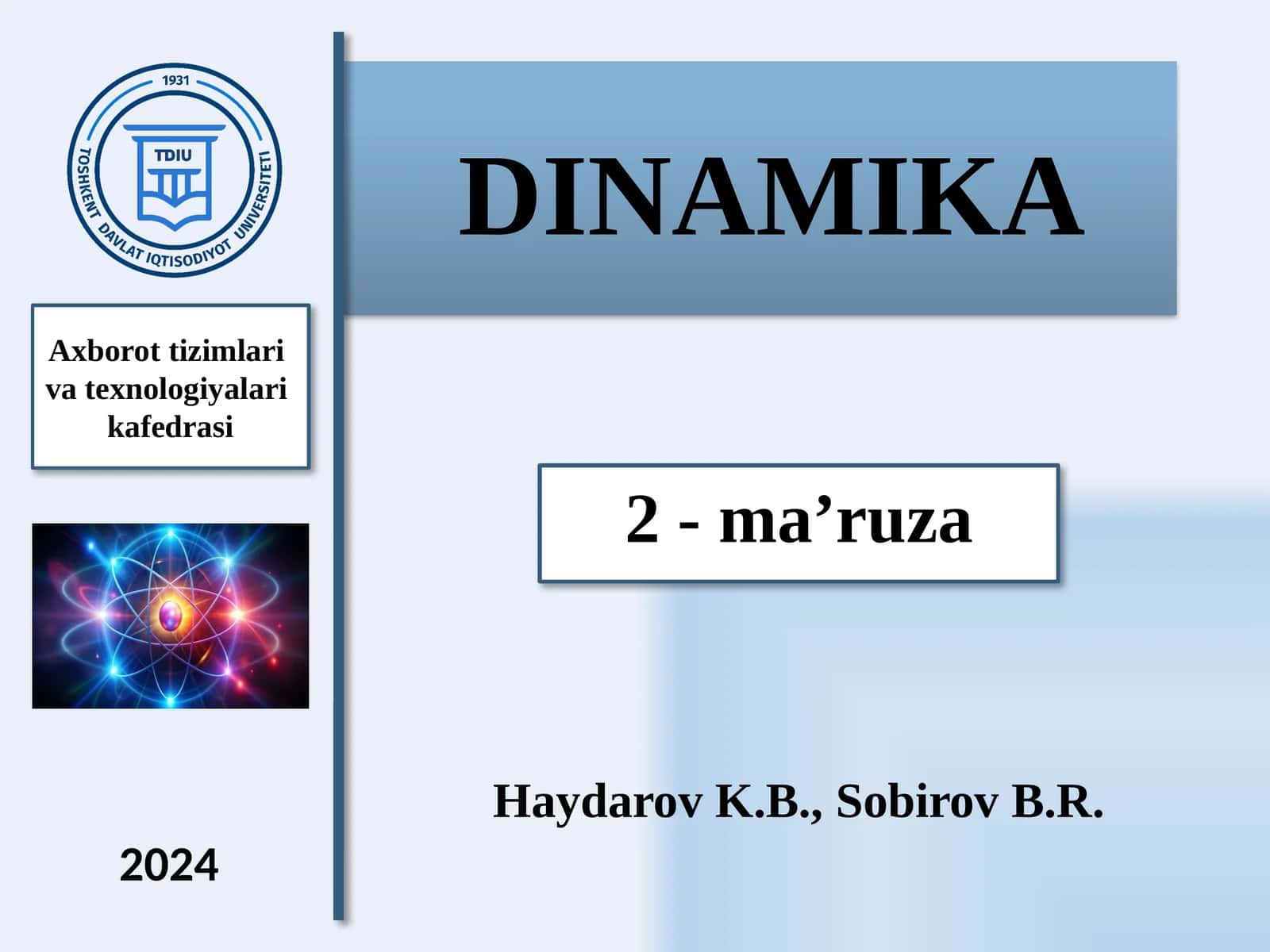 DINAMIKA 1