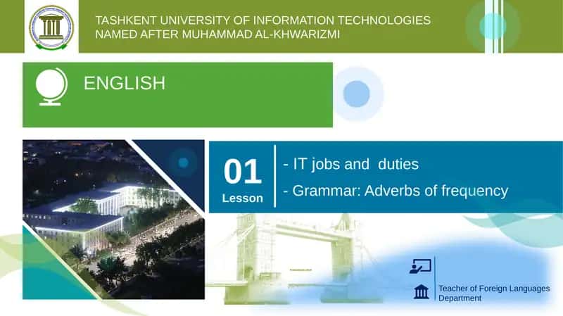 IT jobs and duties 1