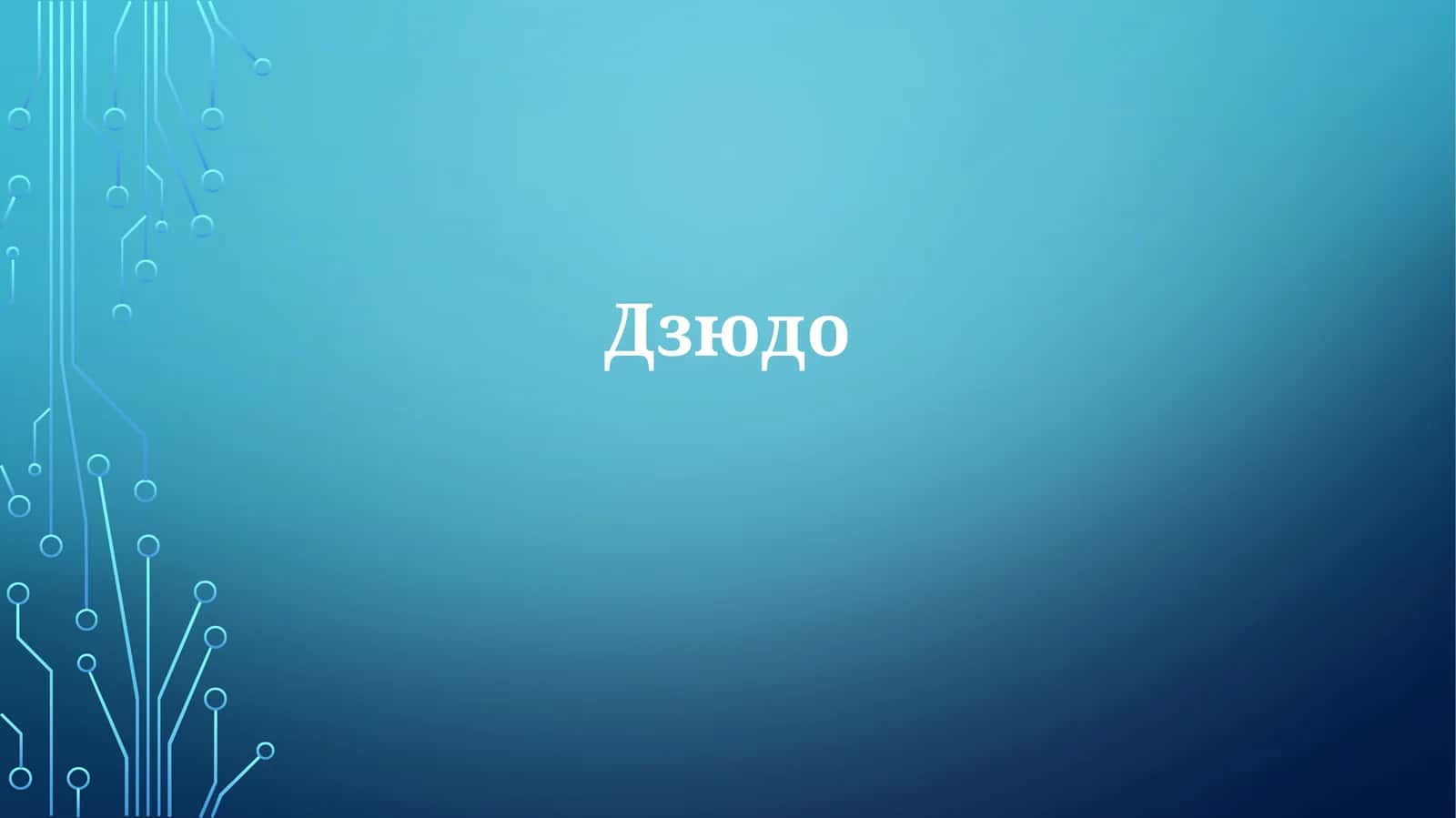 Дзюдо 1