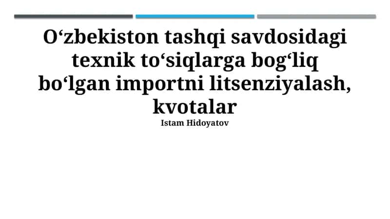 Kvotaning qoʻllanilishi va taʼsiri 1