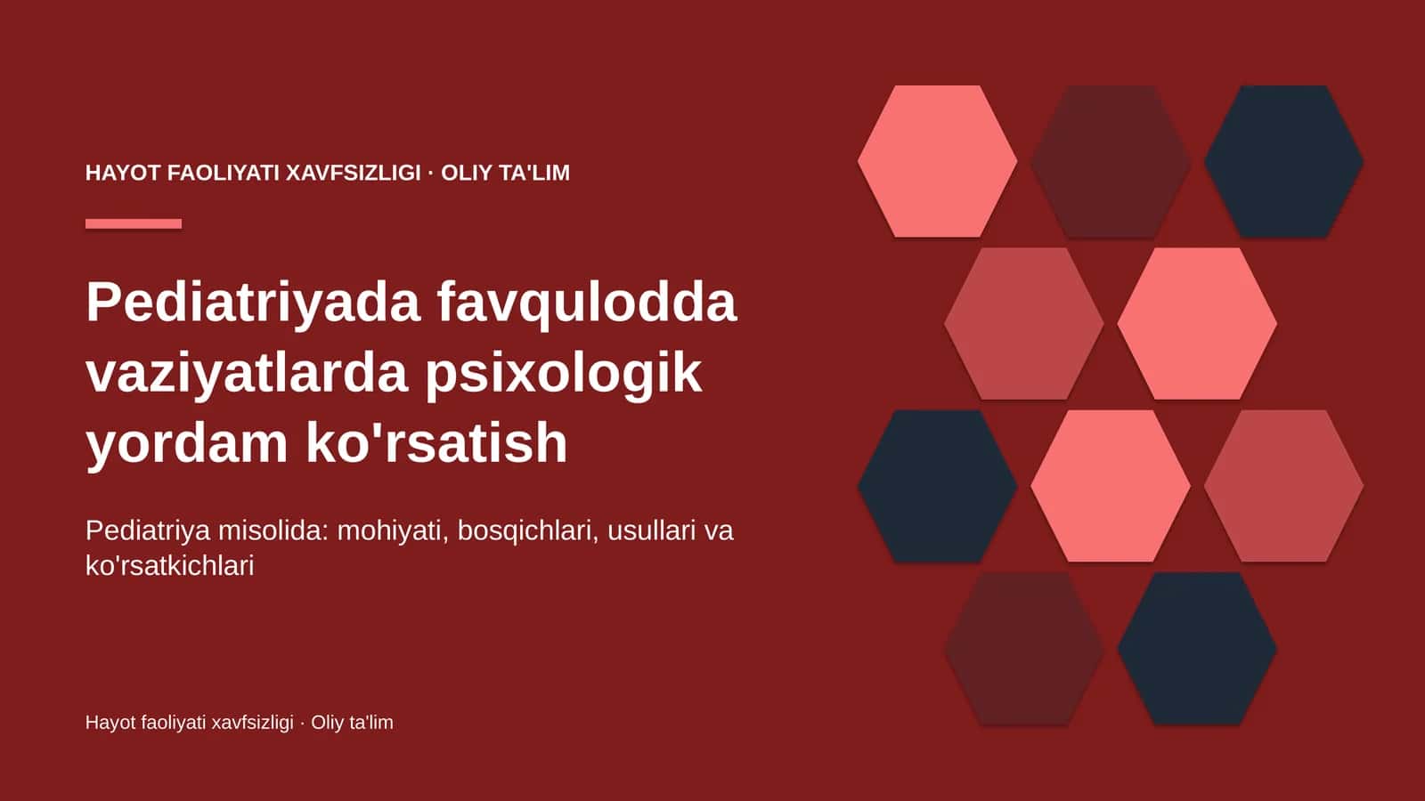 pediatriyada favqulodda vaziyatlarda psixologik yordam ko'rsatish 9374 1