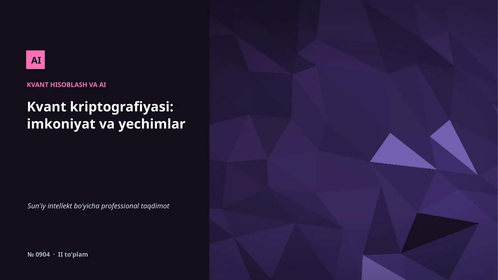 KVANT HISOBLASH VA AI 1