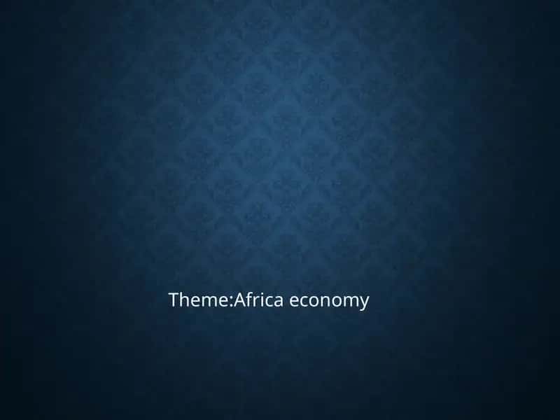 Africa Economy 1