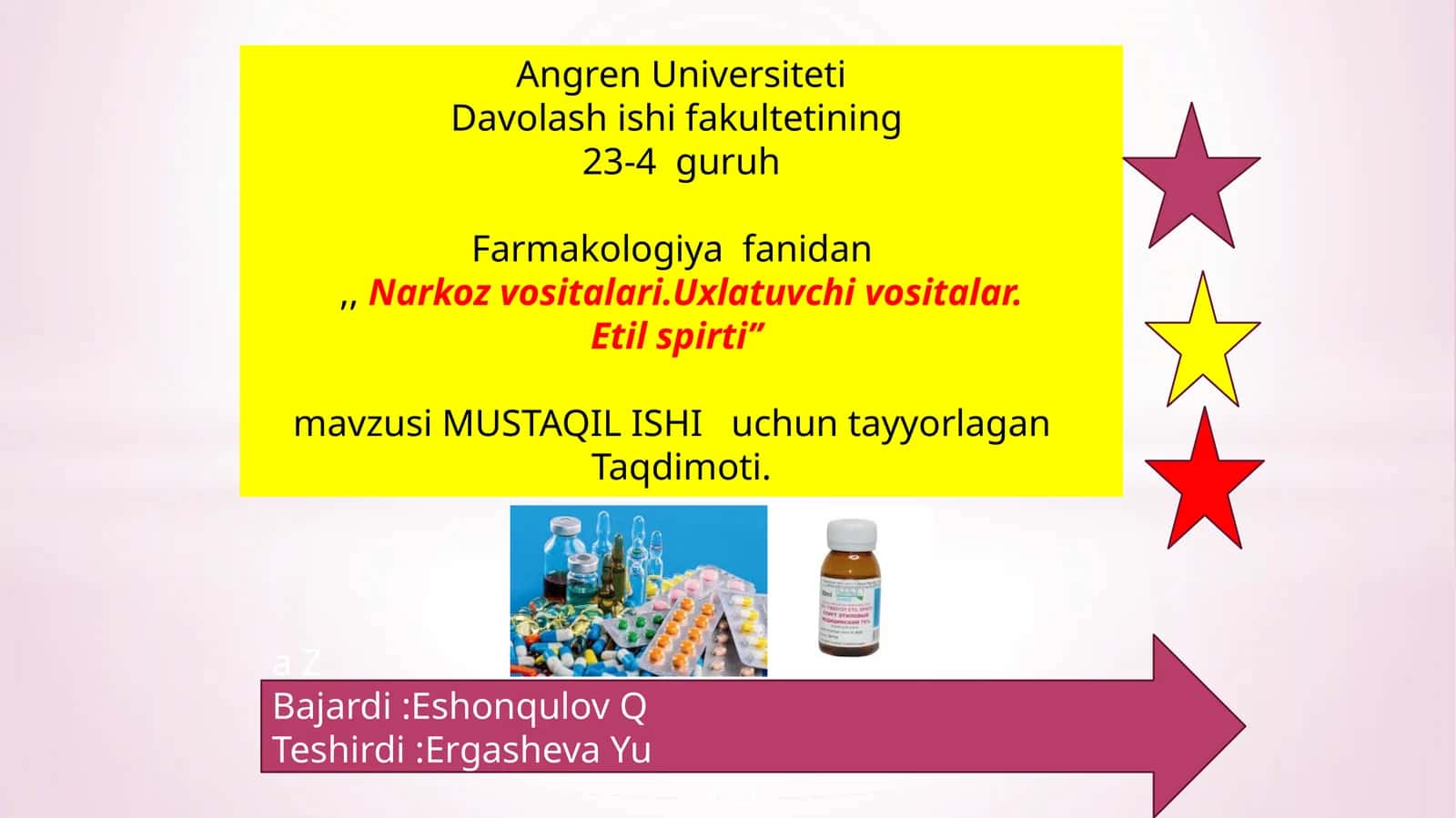 Angren Universiteti Davolash Ishi Fakulteti 1