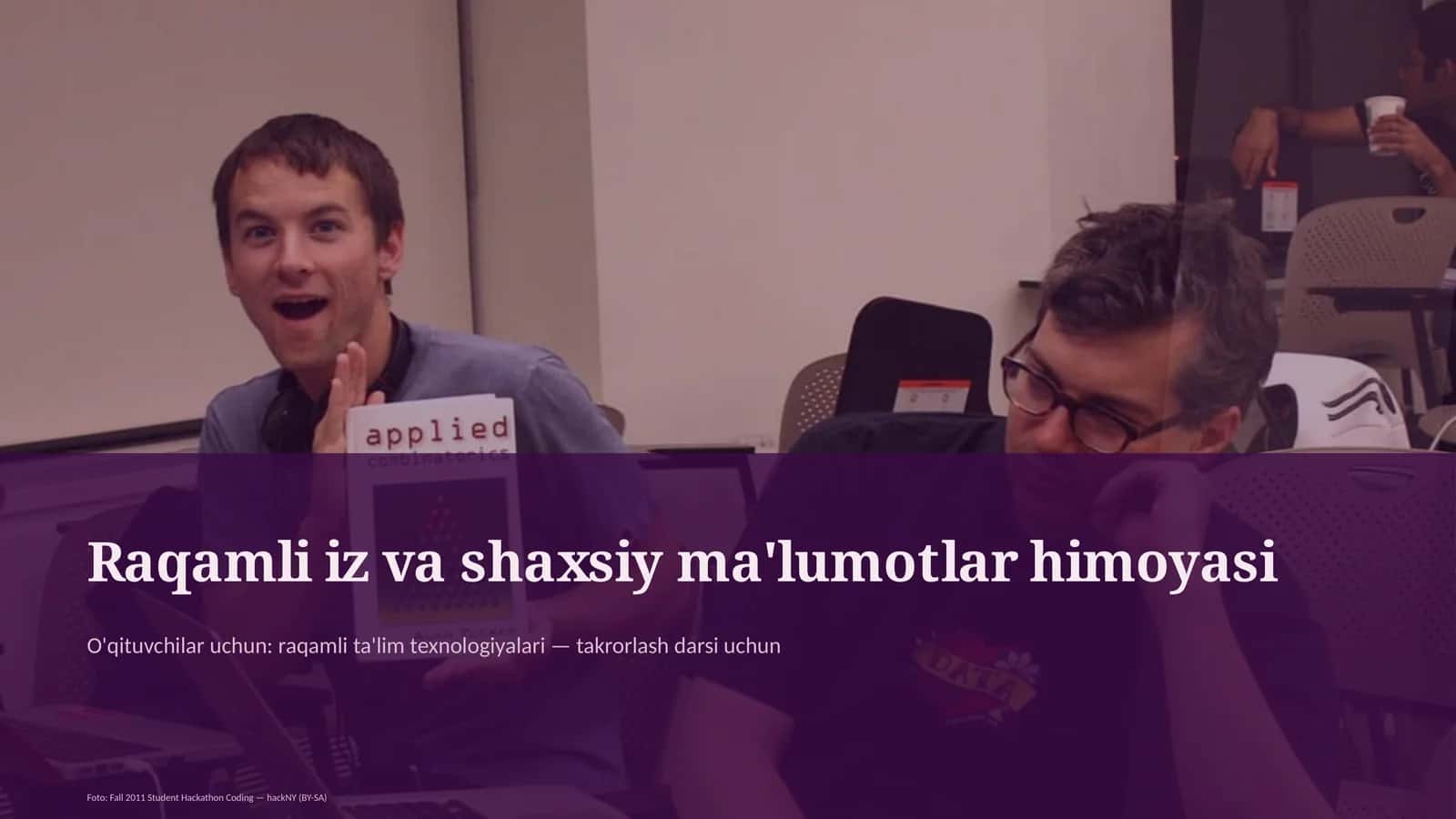 Raqamli iz va shaxsiy ma'lumotlar himoyasi 1