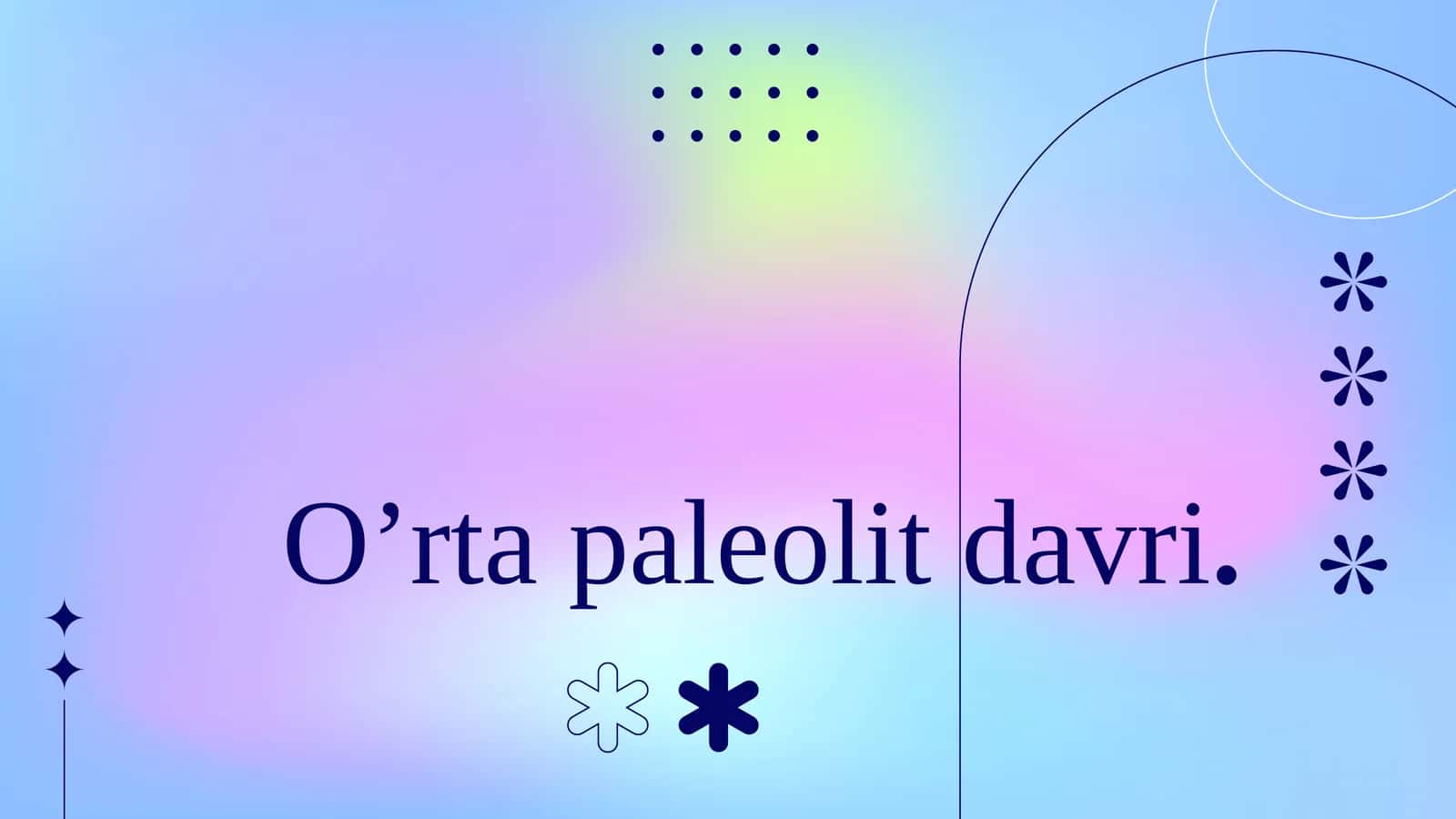 O’rtapaleolitdavri 1