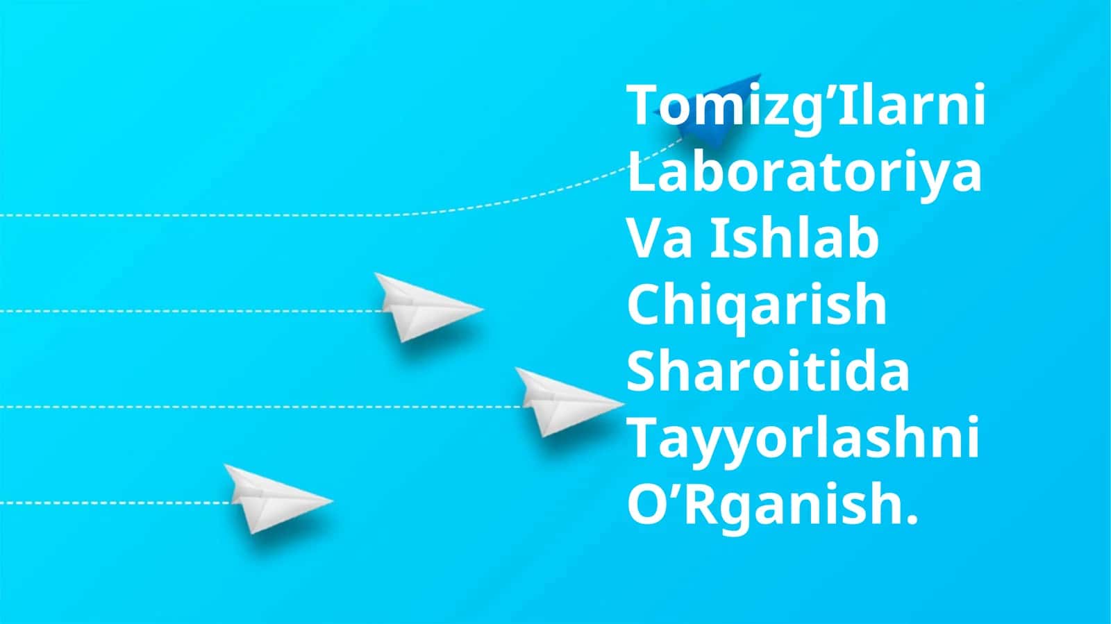 Tоmizg’Ilаrni Lаbоrаtоriya Vа Ishlаb Chiqаrish 1