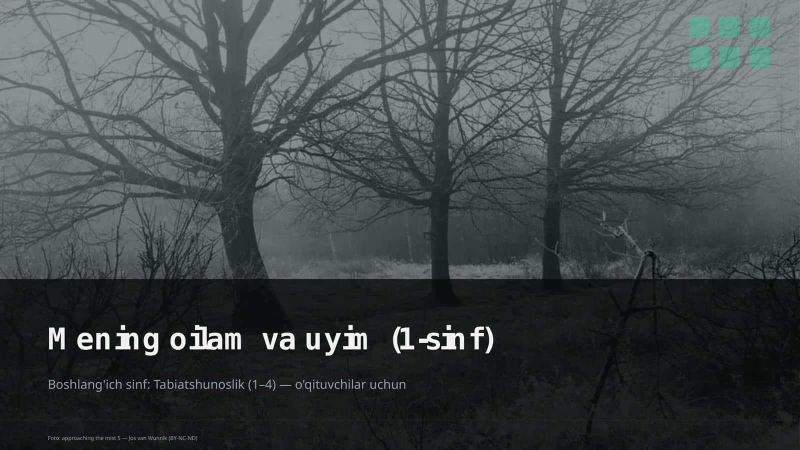 Mening oilam va uyim (1-sinf) 1