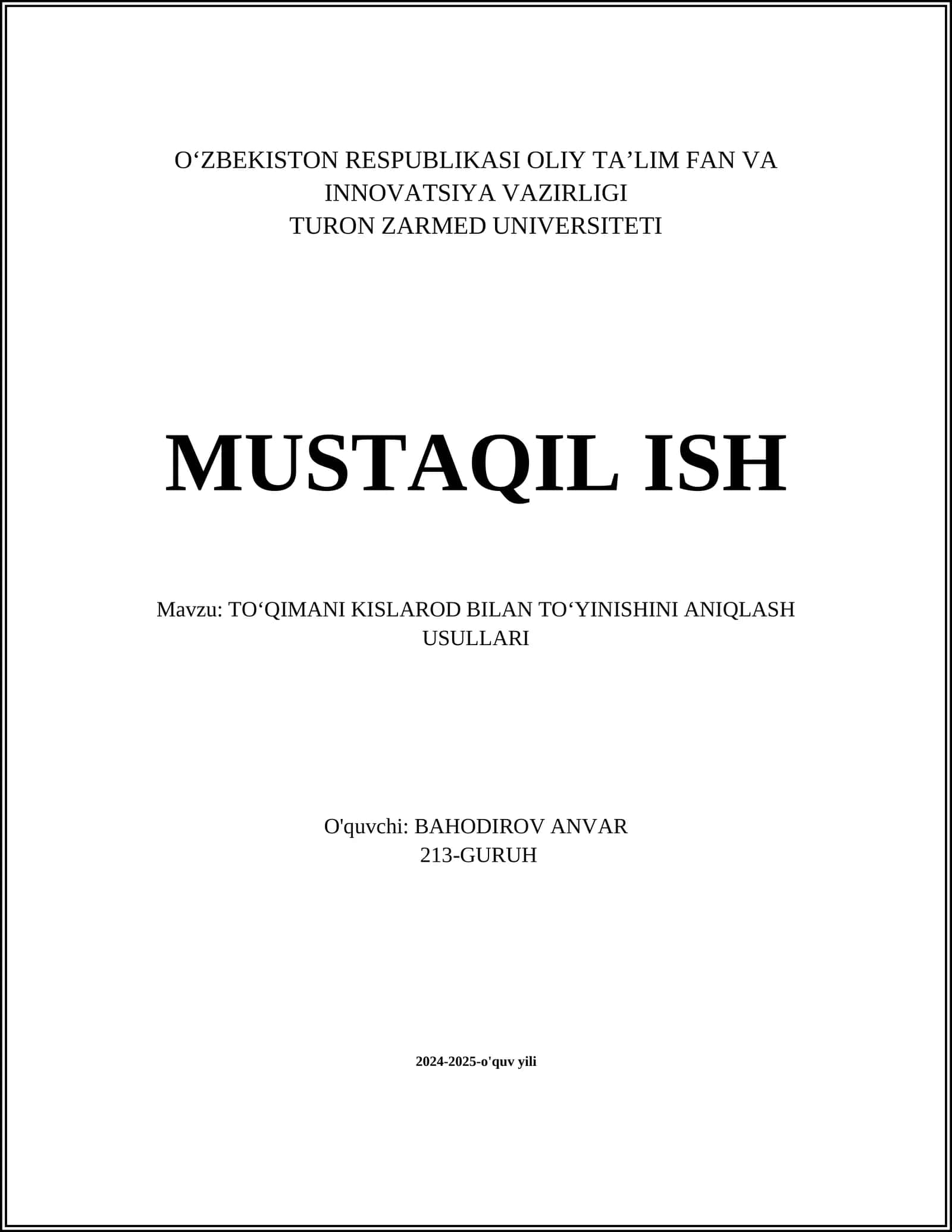 Oksimetriya usullari 1