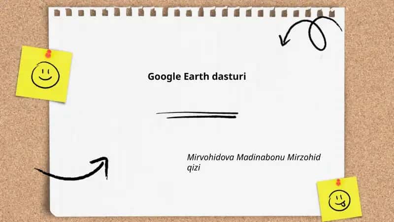 Google Earth dasturi 1