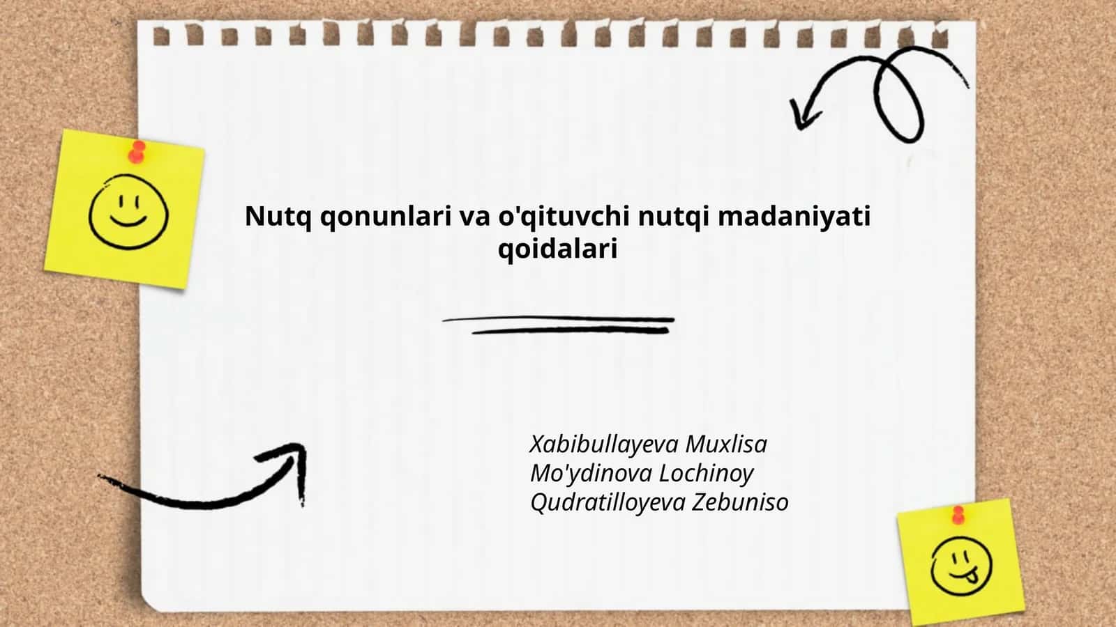 Nutq qonunlari va o'qituvchi nutqi madaniyati qoidalari 1