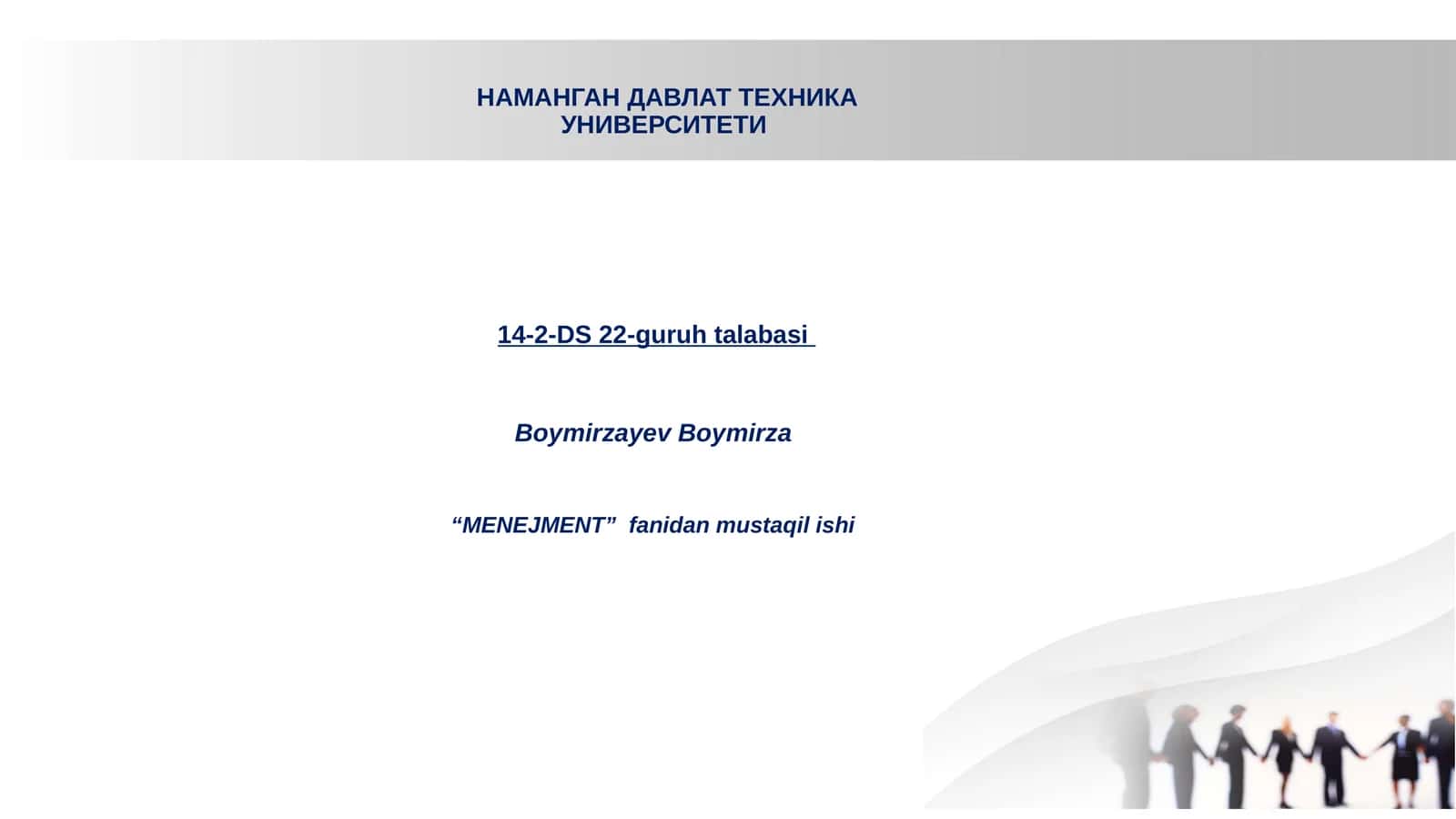 Samaradorlik Sari Yo'l 1