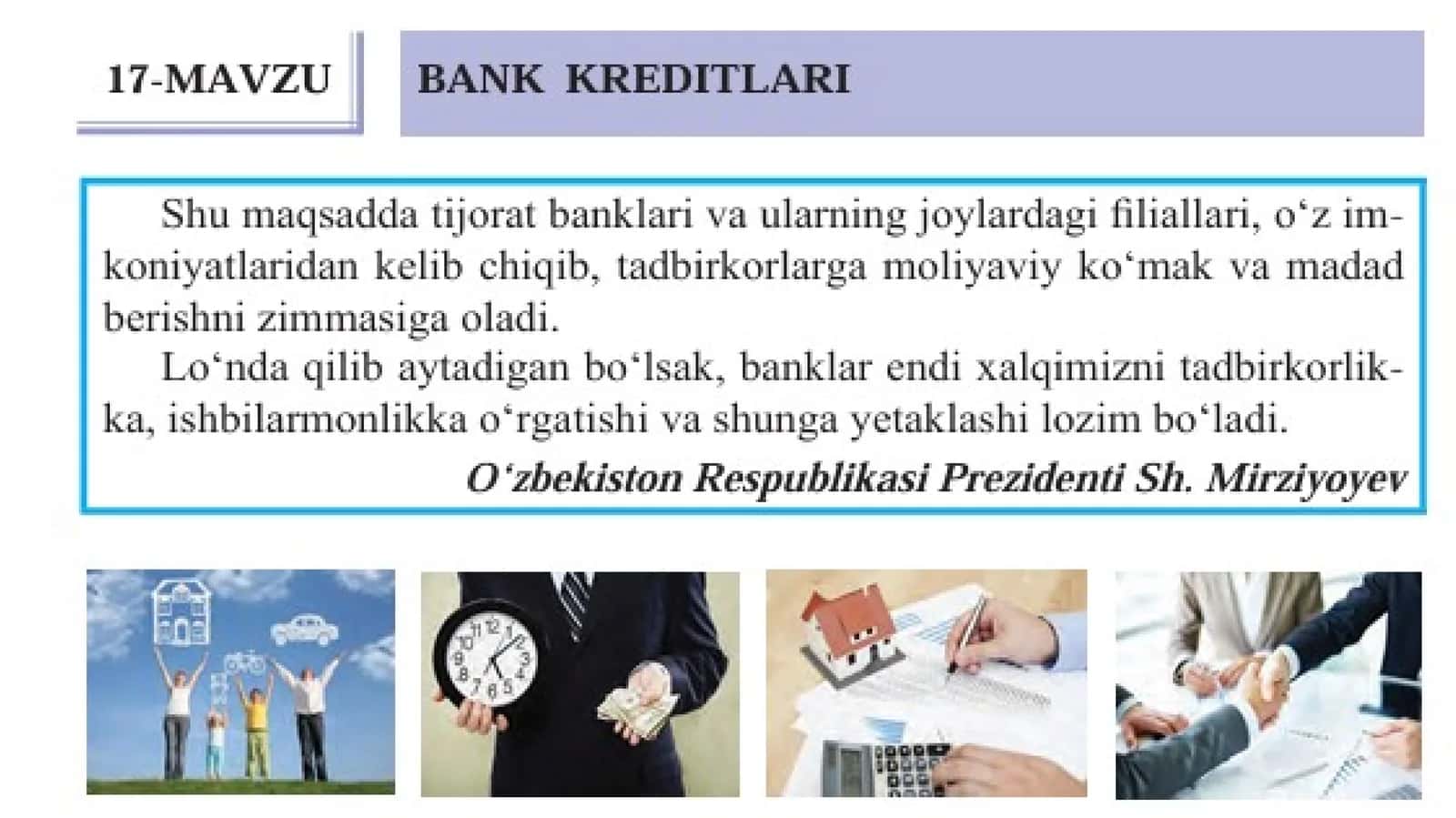 BANK KREDITLARI 1
