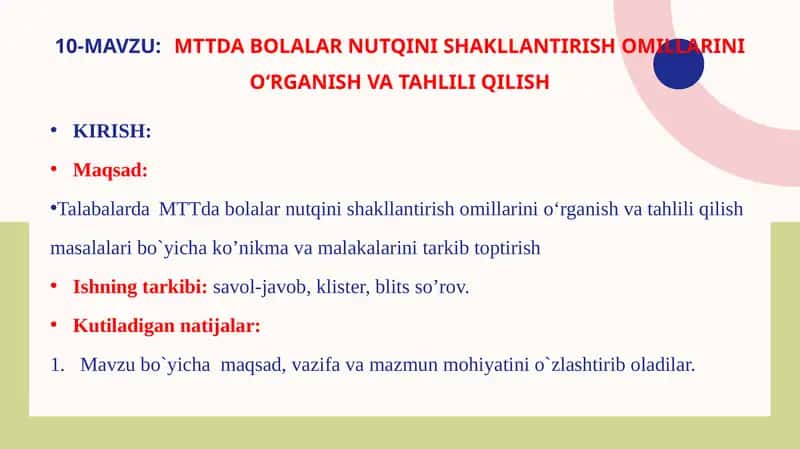 MTT darslik 1