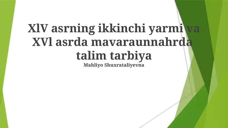 Dars reja yodlash, tilovat qilish va ilmiy munozaralar 1