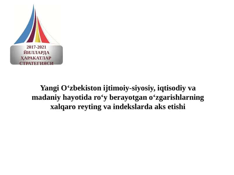 Harakatlar Strategiyasi 2017-2021 Yillarda 1