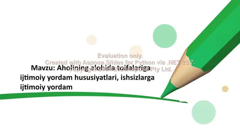 Aholining alohida toifalariga ijtimoiy yordam hususiyatlari, ishsizlarga ijtimoiy yordam 1
