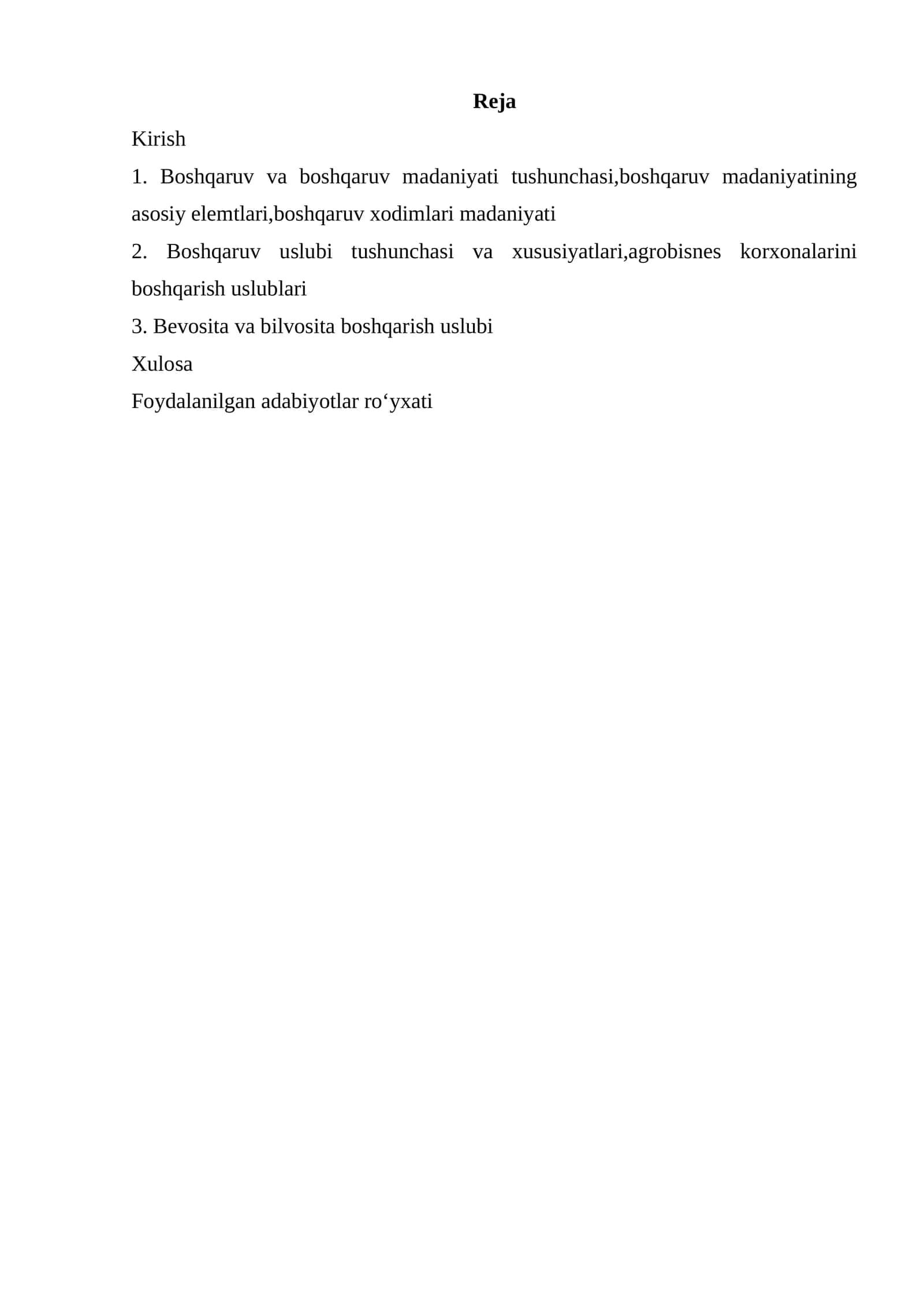 1. Boshqaruv va boshqaruv madaniyati tushunchasi,boshqaruv madaniyatining asosiy elemtlari,boshqaruv xodimlari madaniyati 1