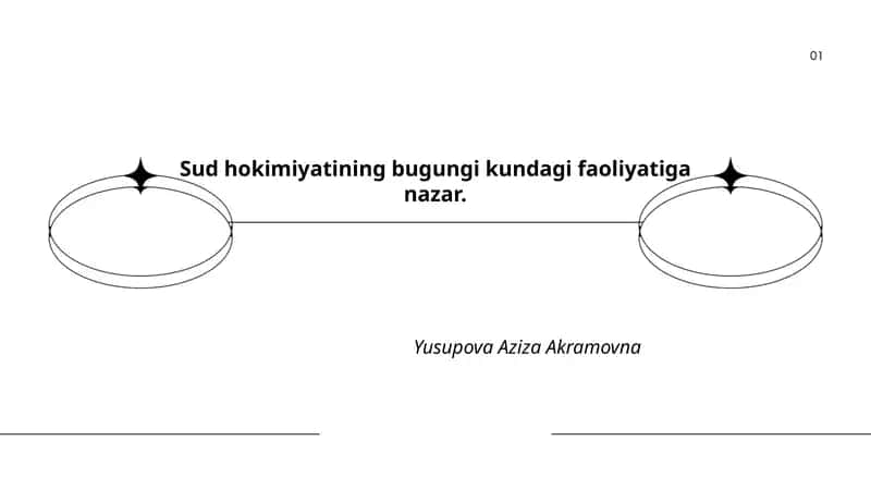 Sud tizimining tuzilmasi va vakolatlari 1