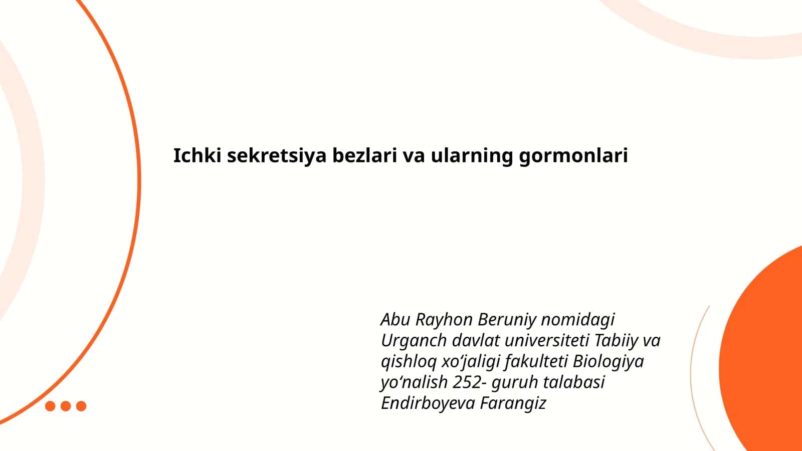 Ichki sekretsiya bezlari va ularning gormonlari 1