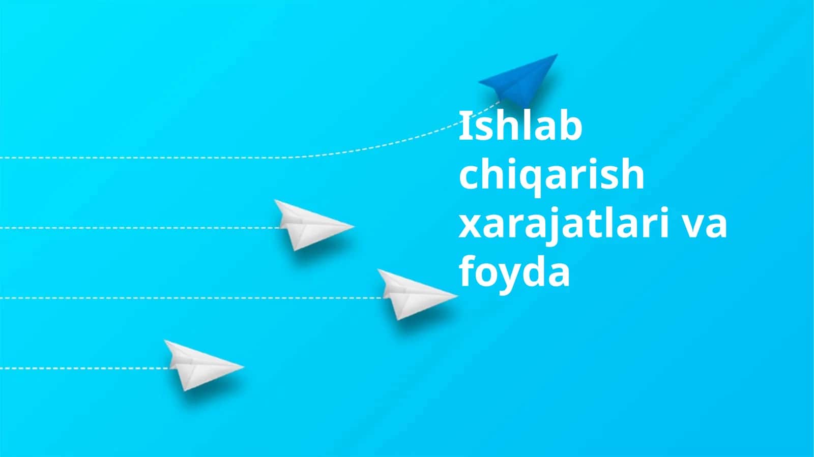 Ishlabchiqarishxarajatlarivafoyda 1