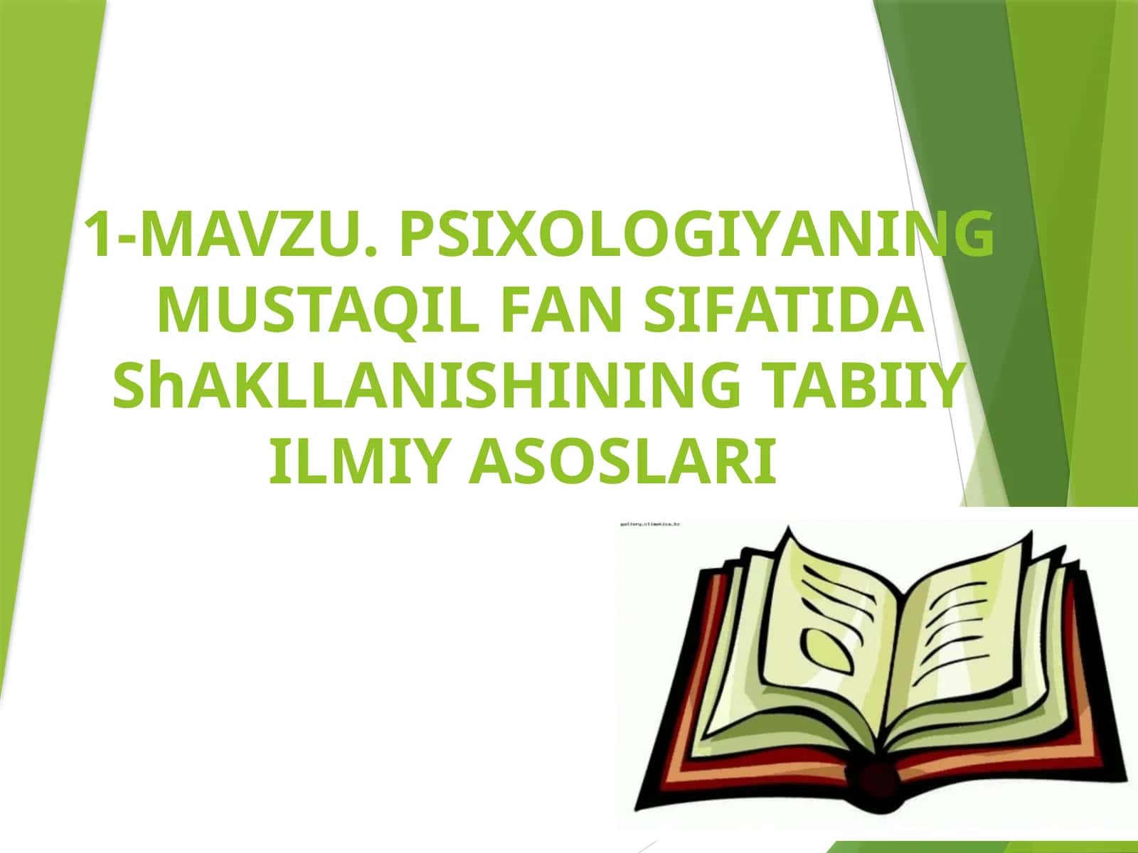 PSIXOLOGIYANING MUSTAQIL FAN SIFATIDA ShAKLLANISHINING TABIIY ILMIY ASOSLARI 1