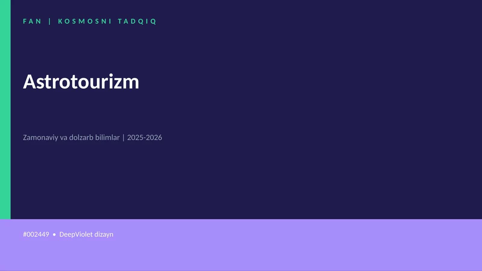 Astrotourizm 1
