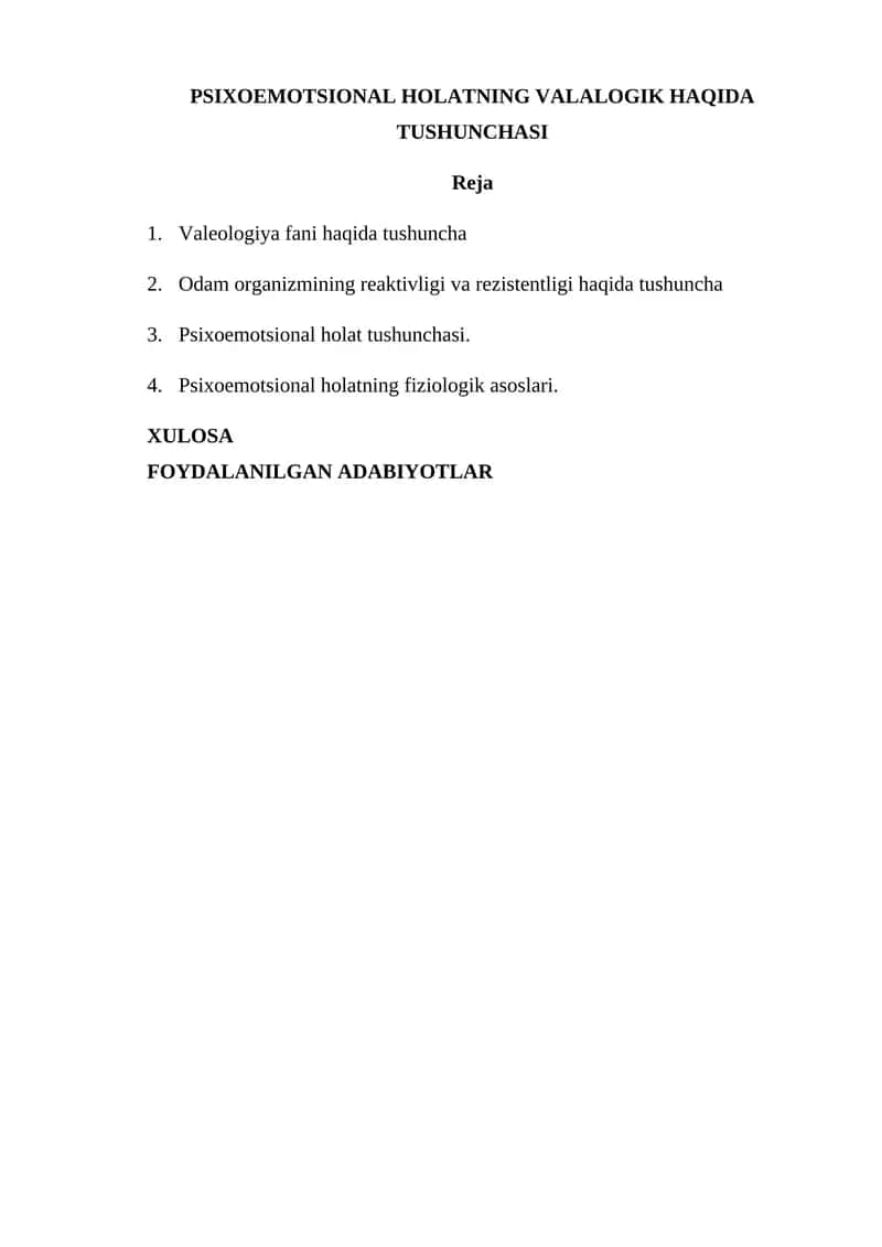 Psixoemotsional holatning valalogik haqida tushunchasi 1