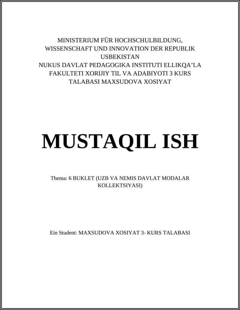 6 BUKLET (UZB VA NEMIS DAVLAT MODALAR KOLLEKTSIYASI) 1