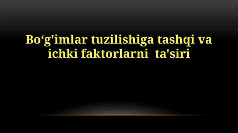 Bo‘g'imlartuzilishigatashqivaichkifaktorlarnita'siri 1