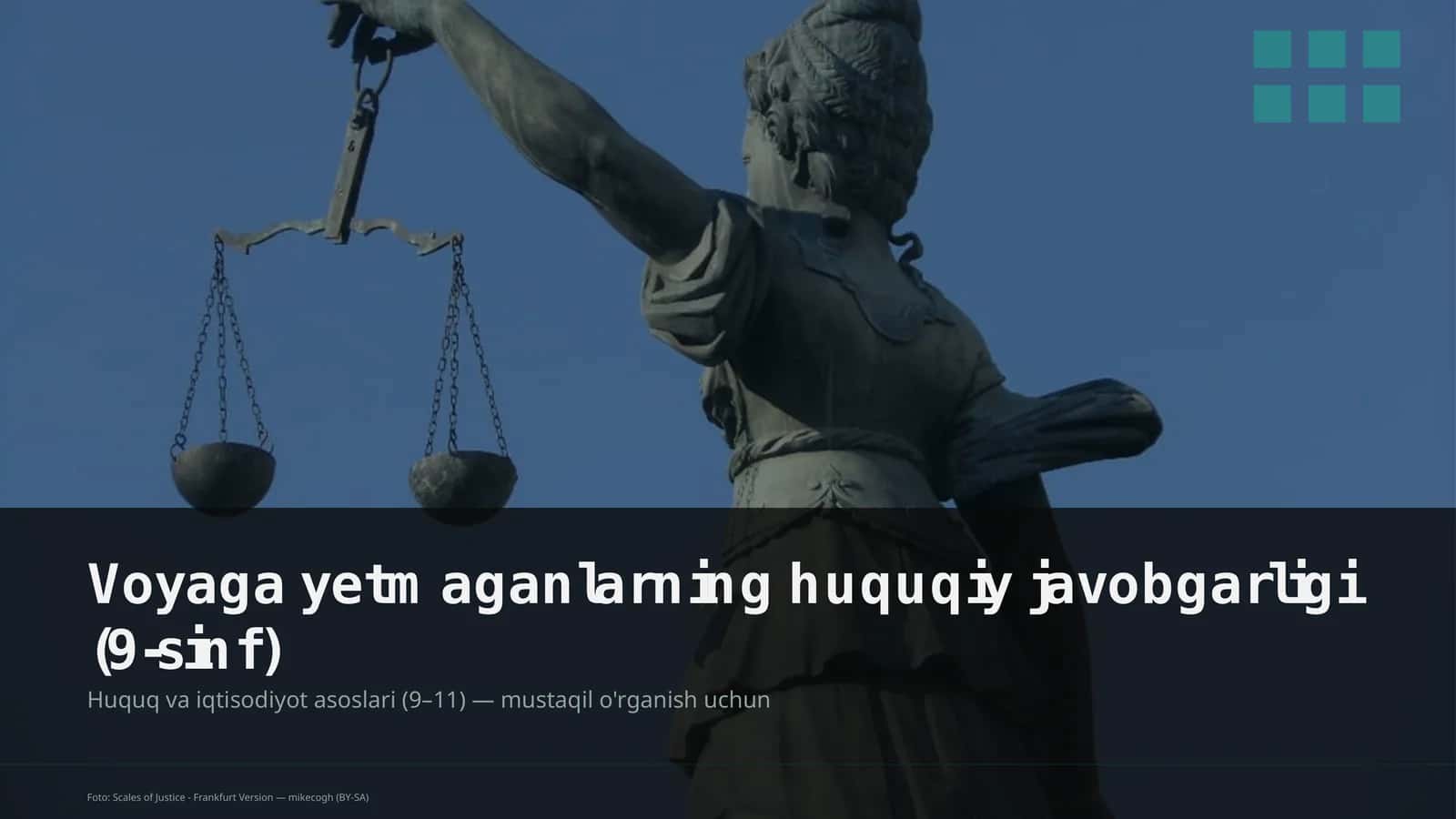 Huquq va iqtisodiyot asoslari (9–11) 1