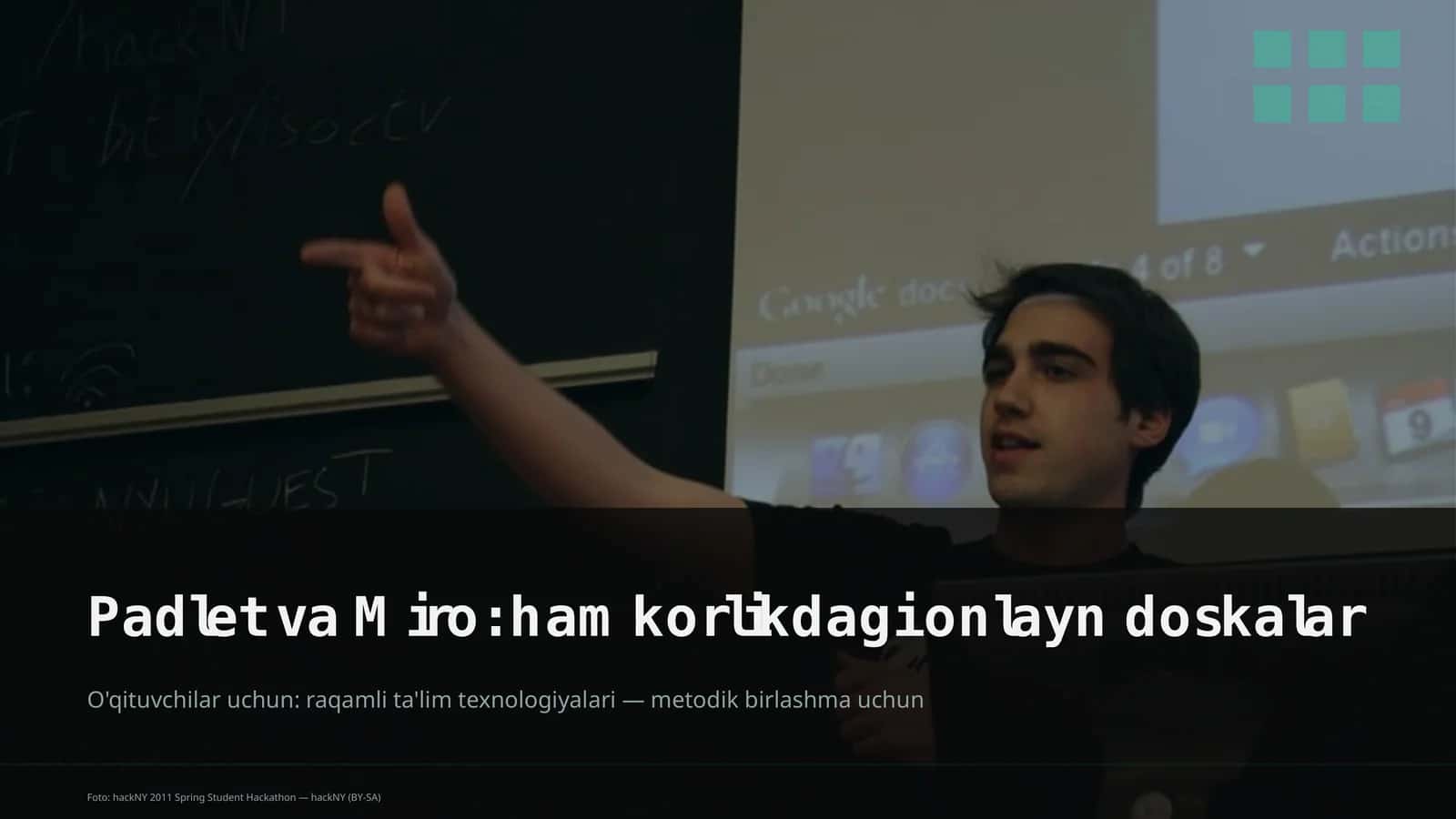 Dars rejasi 1