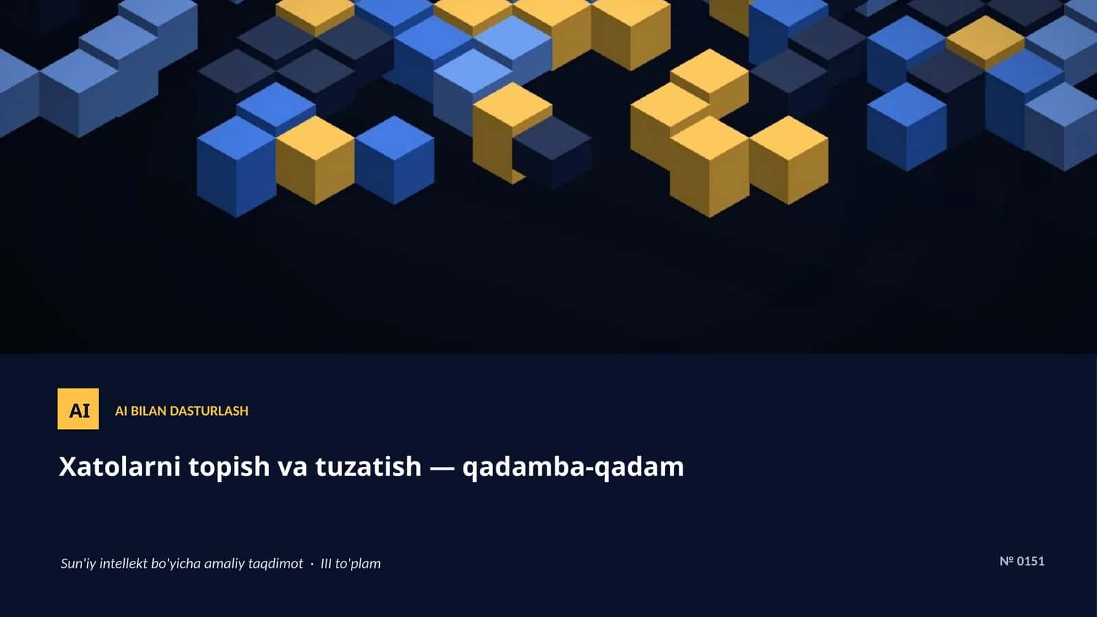 III to'plam 1