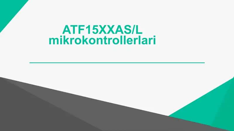 ATF15XXAS/L mikrokontrollerlari 1