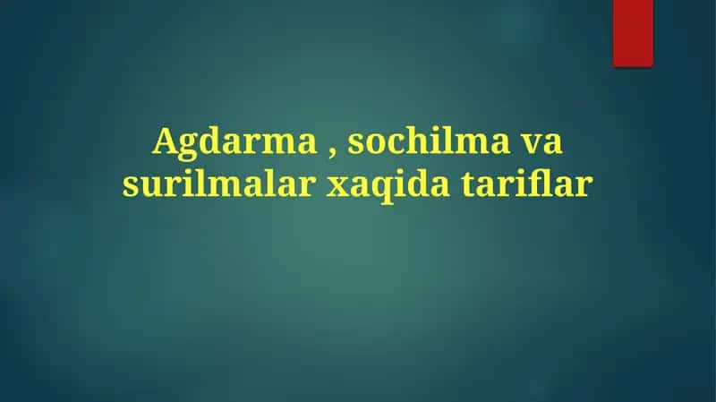 Tajovuz ta'rifi 1