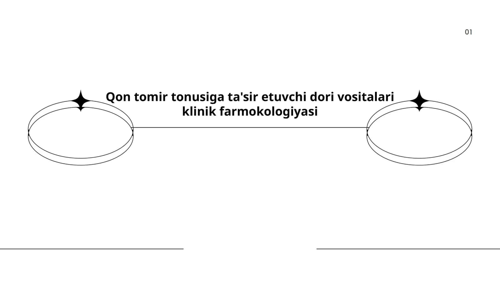 Qon tomir tonusiga ta'sir etuvchi dori vositalari klinik farmokologiyasi 1